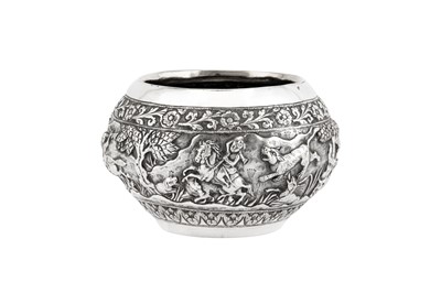 Lot 72 - An early 20th century Anglo – Indian unmarked silver bowl, Lucknow circa 1910