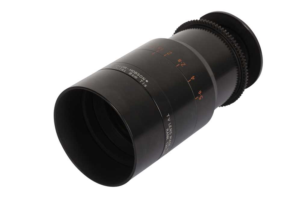 Lot 280 - A Taylor Hobson 8cm T/1.5 Vidital TV Lens