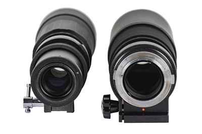 Lot 280 - Olympus OM & Soligor 400mm Telephoto Lenses.