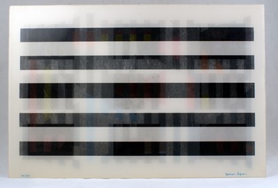 Lot 56 - A Limited Edition Kinetic Op-Art Lenticular Abstract by Yaacov Agam.