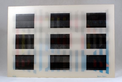 Lot 56 - A Limited Edition Kinetic Op-Art Lenticular Abstract by Yaacov Agam.