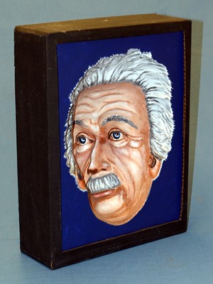 Lot 62 - An Einstein "Moving Gaze" or "Hollow Head" Optical Illusion.