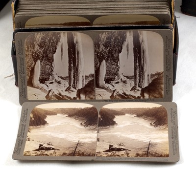 Lot 96 - Norway and Niagara Stereo View Sets by Underwood & Underwood.
