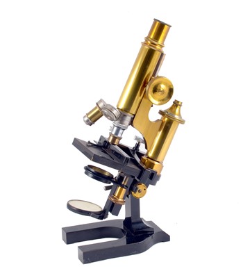 Lot 135 - A Brass Leitz Microscope, circa 1900.