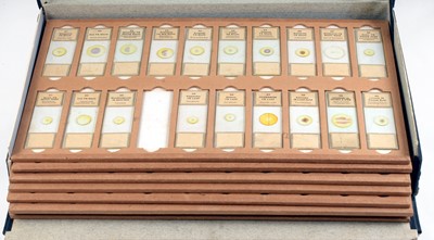 Lot 142 - A Large Storage Case of Botanical "Microscopical Preparations" Microscope Slides.