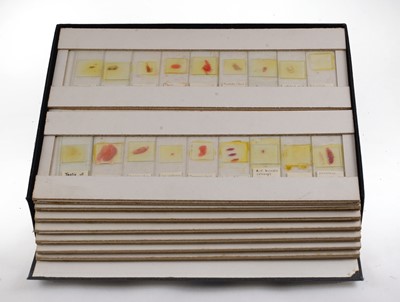 Lot 138 - A Storage Box of Mostly Marine Life Microscope Slides.