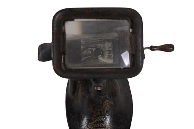 Lot 5 - A Cast Iron Kinora Machine with Dual Lens Adjustable Focus c.1912
