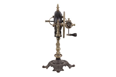 Lot 111 - A Ornate Victorian Hand Cranked Mechanical Fire Bellows