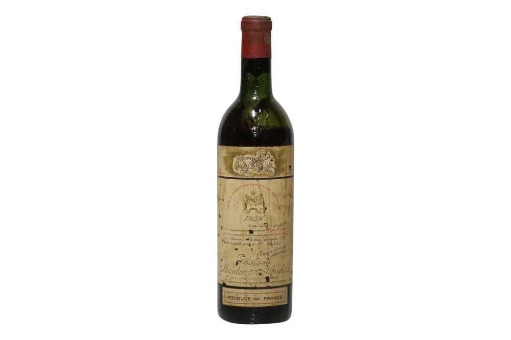 Lot 88 - Chateau Mouton Rothschild, 1er Cru Classe, Pauillac, 1958, one bottle