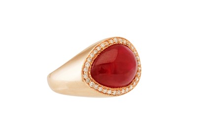 Lot 19 - Jacquie Aiche | A ruby and diamond ring