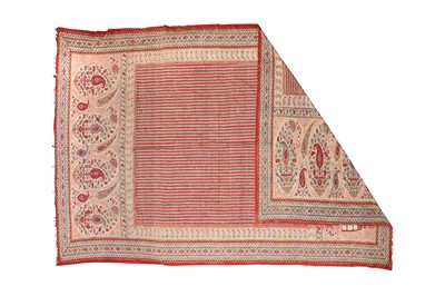 Lot 491 - A FINE KALAMKARI CLOTH