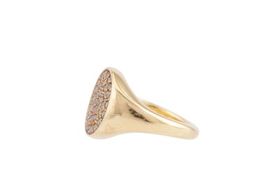 Lot 8 - A BROWN DIAMOND RING BY REBEKKA NOTKIN