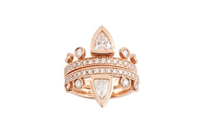Lot 91 - Jacquie Aiche | A pair of diamond rings