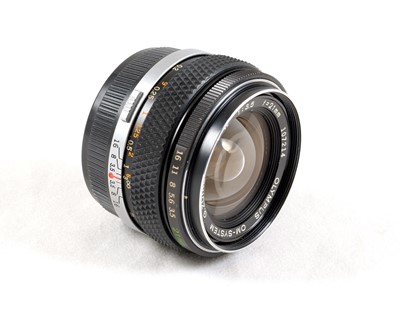 Lot 246 - An Early "Silver Nose" Olympus OM Auto-W 21mm f3.5 Lens.