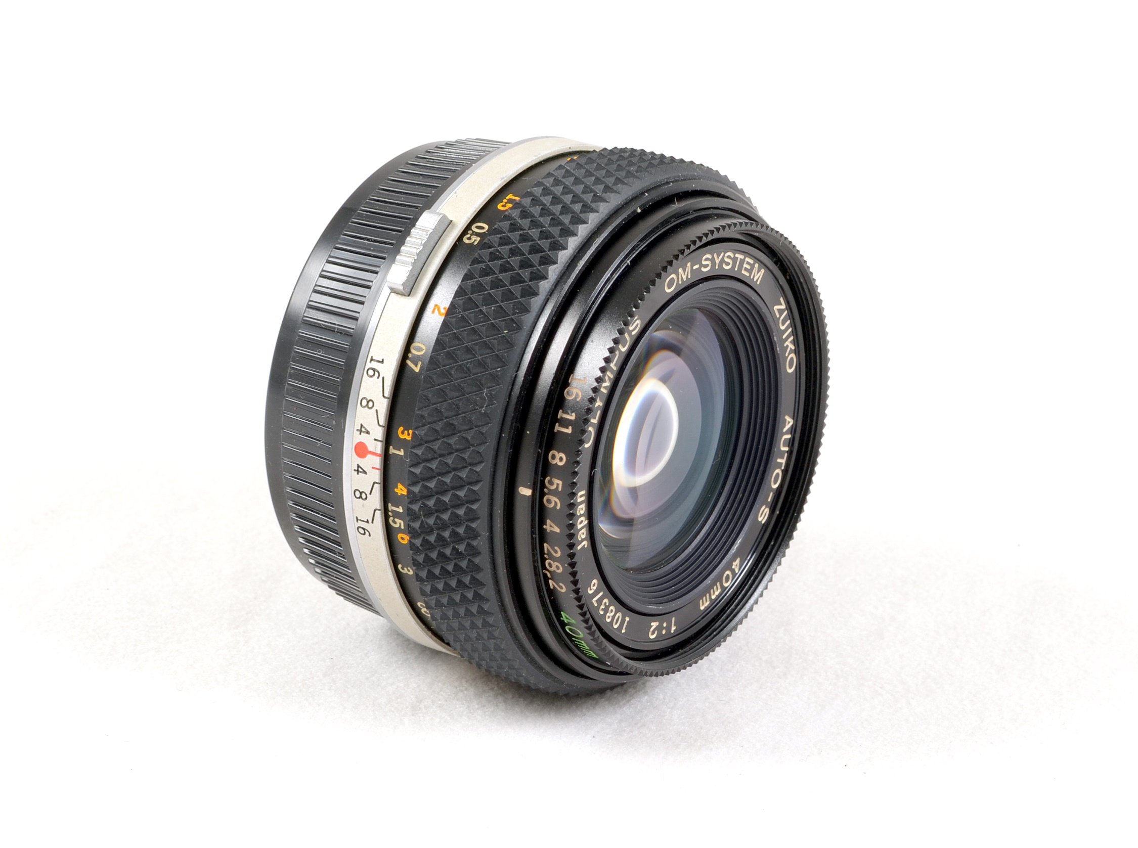 Lot 243 A Rare Olympus OM AutoS 40mm f2 Pancake