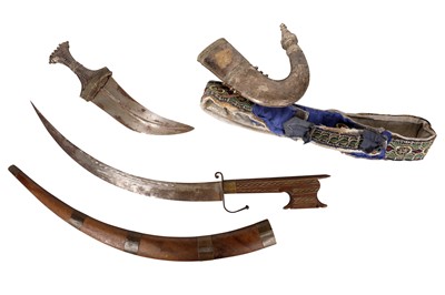 Lot 157 - TWO MIDDLE EASTERN DAGGERS