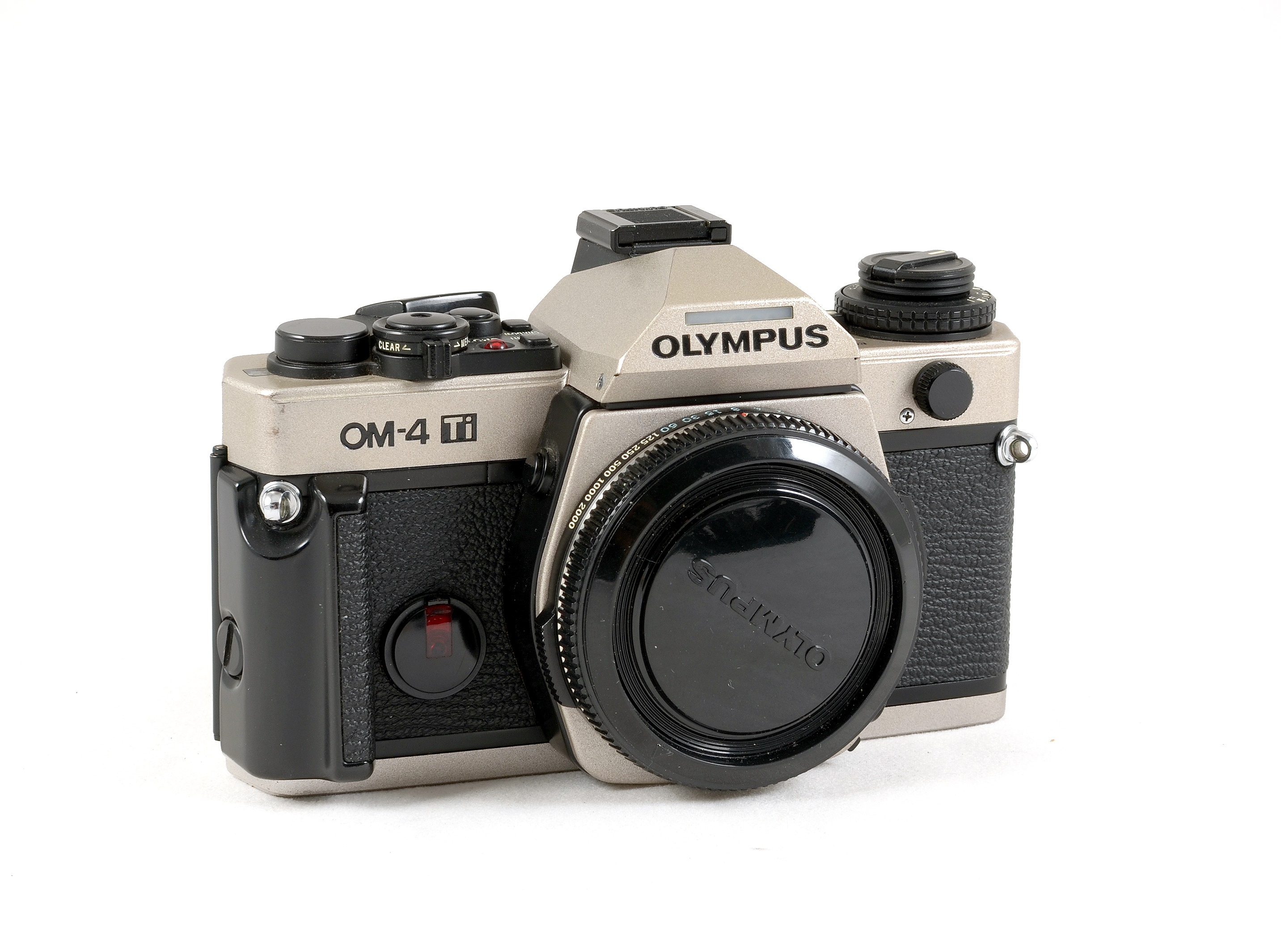 Lot 100 - A Boxed Olympus OM-4Ti Film Camera.