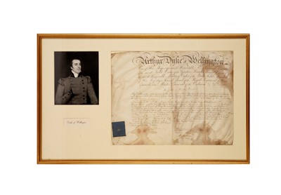 Lot 599 - Wellington (Arthur Wellesley, Duke of)