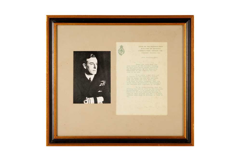 Lot 322 - British Officers.- Incl. Lord Mountbatten of Burma