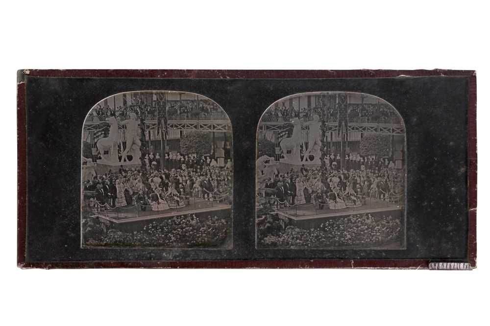 Lot 130 - Negretti & Zambra; Crystal Palace Stereoscopic Daguerreotype 1855
