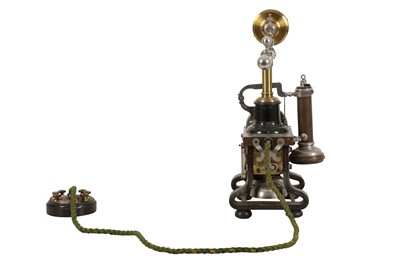 Lot 149 - A Rare Ericsson No.16/Eiffel Tower Skeletal Swing-Arm Telephone