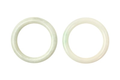 Lot 700 - TWO CHINESE JADE BANGLES
