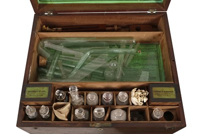Lot 48 - Ede's Chemical Cabinet Amateur Laboratory Set, 1837
