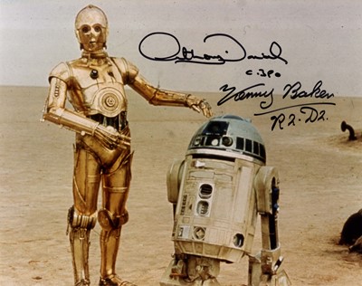 Lot 436 - Star Wars.-  Kenny Baker & Anthony Daniels