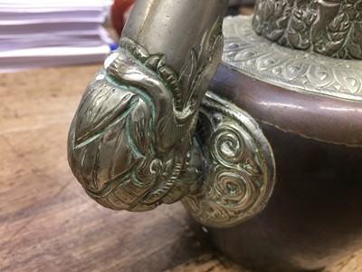 Lot 359 - A TIBETAN COPPER EWER