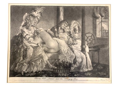 Lot 201 - G. MORLAND (AFTER), W. WARD & J. R. SMITH, ELEVEN EROTIC MEZZOTINTS