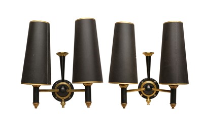Lot 467 - A PAIR OF CONTEMPORARY EMPIRE STYLE WALL LIGHTS