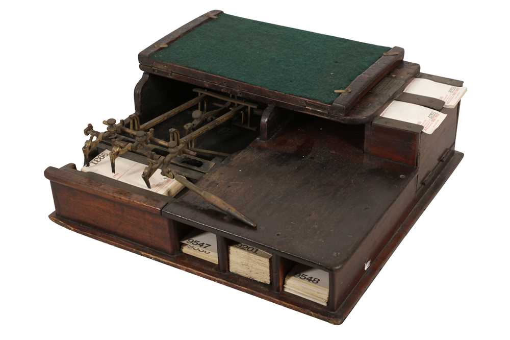 Lot 147 - A Ponting's Patent Pawnbrokers Booking Machine