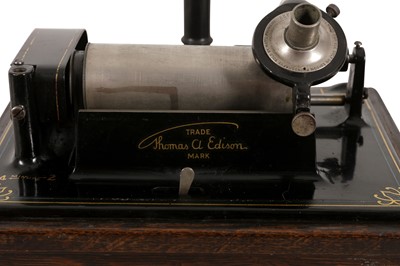 Lot 19 - A Model A  Edison Combination Type Fireside Phonograph, American, Circa 1905