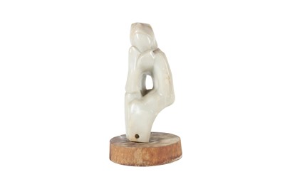 Lot 164 - A HARDSTONE-CARVED SCULPTURE