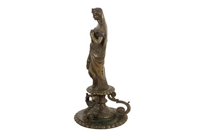 Lot 42 - A Ever-Burning Gas-Jet Cigar Lighter in the Form of a Goddess