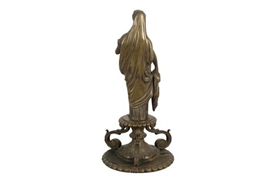 Lot 42 - A Ever-Burning Gas-Jet Cigar Lighter in the Form of a Goddess