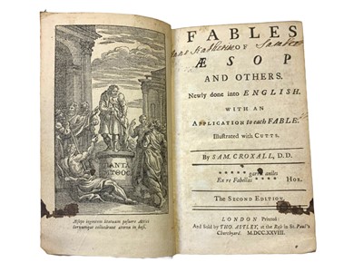 Lot 7 - Fables.- Fables of Aesop