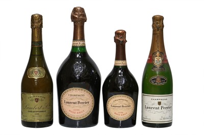 Lot 33 - Assorted Champagne: Laurent Perrier Rosé, Tours-sur-Marne, NV and three others