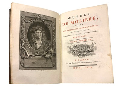 Lot 19 - Molière (Jean-Baptiste Poquelin) Ouvres