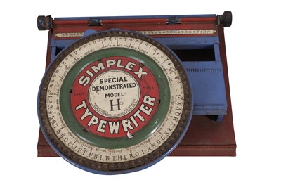 Lot 7 - A Collection of Simplex Tin Toy Typewriters