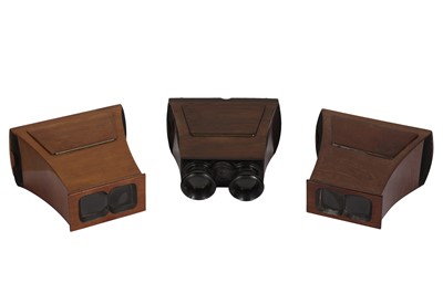 Lot 78 - Group of Three Brewster "Claudet Style" Stereo Viewers.