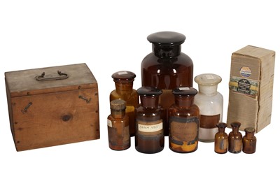 Lot 49 - A Collection Of Rare Chemist & Photographic Chemical Bottles