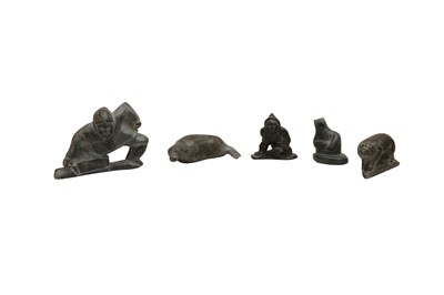 Lot 422 - CANADIAN INUIT SOAPSTONE CARVINGS