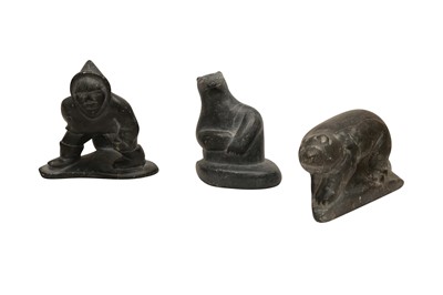 Lot 422 - CANADIAN INUIT SOAPSTONE CARVINGS