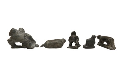 Lot 422 - CANADIAN INUIT SOAPSTONE CARVINGS