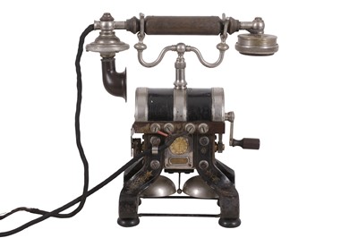 Lot 150 - An Extremely Rare "Tunnan" Skeletal Desk Telephone c.1896