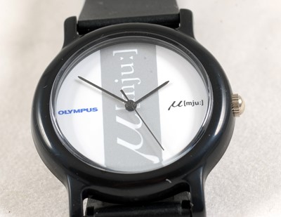 Lot 71 - A Group of Five Olympus Branded Wrist Watches.