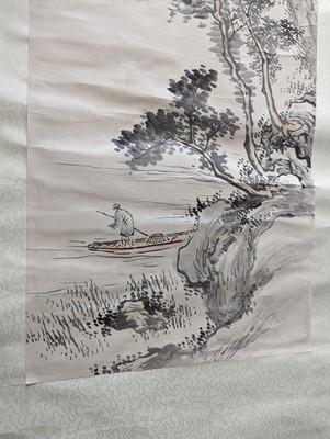 Lot 702 - A GROUP OF THREE CHINESE PAINTINGS
