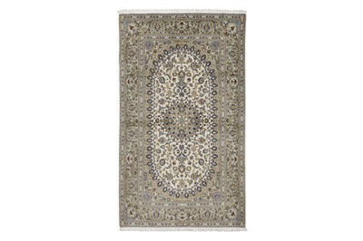 Lot 11 - A FINE SIGNED KASHAN RUG, CENTRAL PERSIA