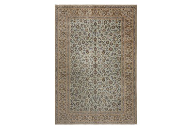 Lot 88 - A FINE KASHAN CARPET, CENTRAL PERSIA